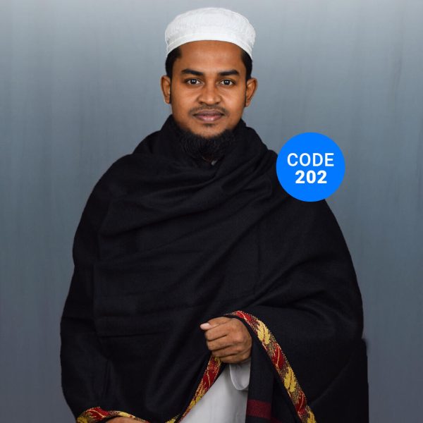 ইউনিক ডিজাইনের উলের শাল(ব্লাক কালার)